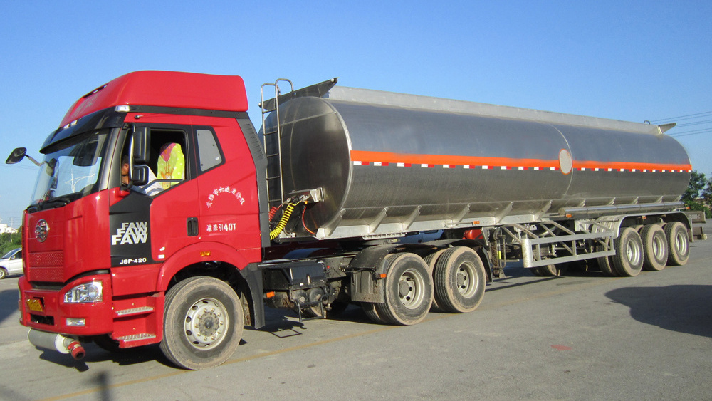 fuel tanker for sale in the philippines Diesel Gasoline Transportation Made From Aluminum With 40000 Liters Three Axles H10