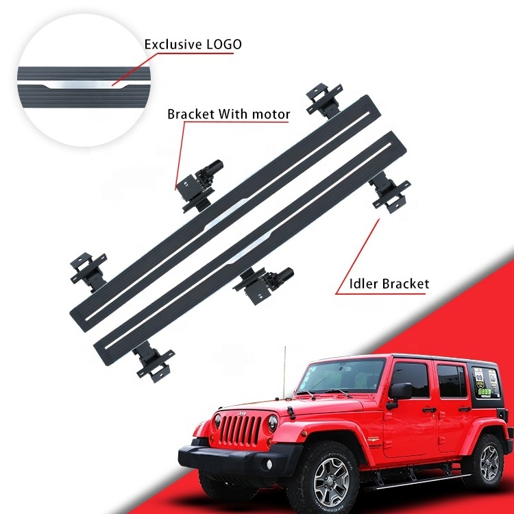 SUV Car Pedal Accessories Electric Side Steps Running Boards For Je ep Wrangler JL 2018 2019 2020