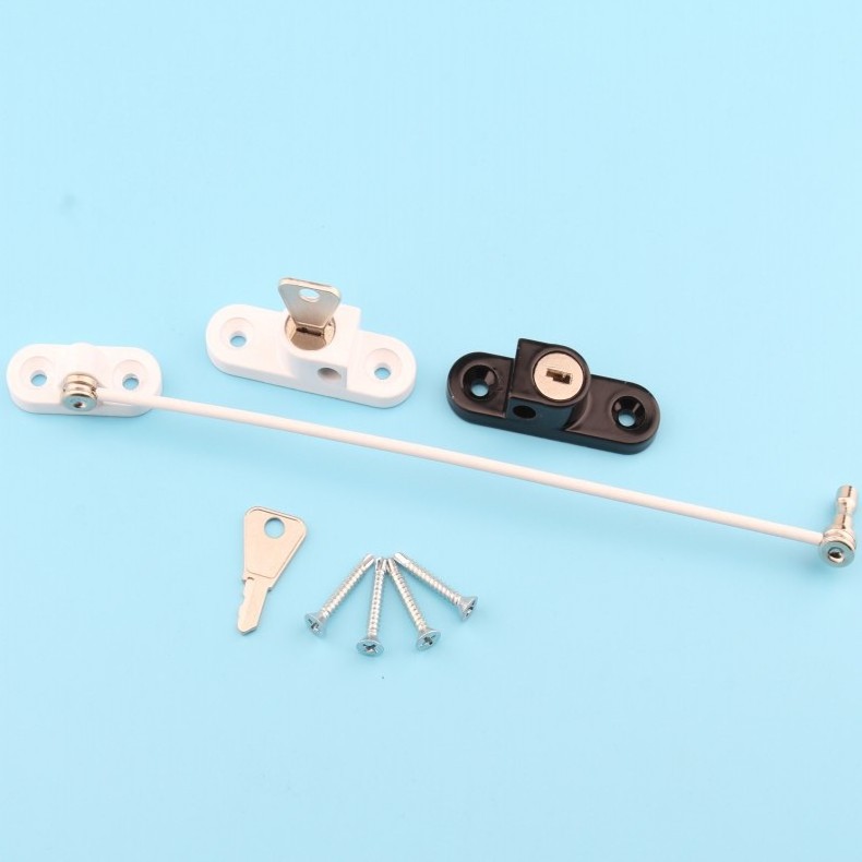 Plastic Window Lock With Keys High Quality Drilling Security Lock