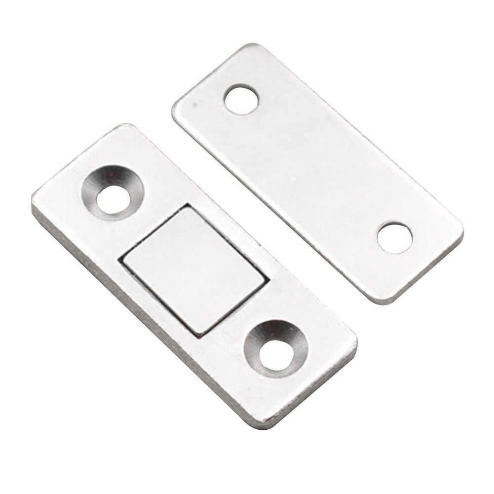 Square  Strong Magnetic Door Catch Closer Cabinet Door Catches Latch Furniture Doors Magnet Stop Catch