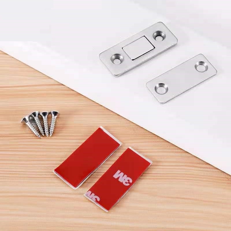 Square  Strong Magnetic Door Catch Closer Cabinet Door Catches Latch Furniture Doors Magnet Stop Catch