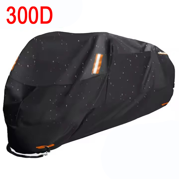 Customized Heavy Duty Waterproof Pattern 210T Oxford Dust-proof Covers for Motorbike Outdoor 300D Motorcycle Cover