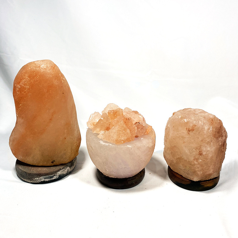 Wholesale Natural Crystal Lamp Crafts Himalayan Salt Lamp For Healing Rough Stone