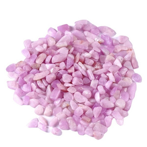 Donghai  hot selling natural crystal gravel kunzite chip  kunzite chip demagnetization crystal  bonsai decoration