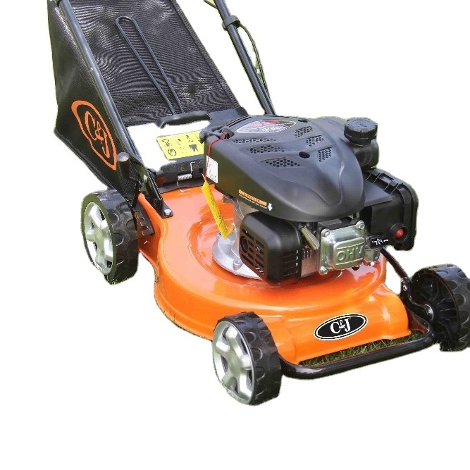 16 inch hand push lawn mower gasoline garden tools with cheap national engine 98cc (CJ16GTZJ30)