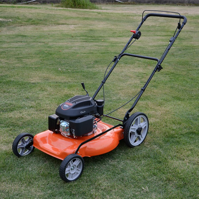 22 inch side discharge only lawn mower comes with Loncin 166cc