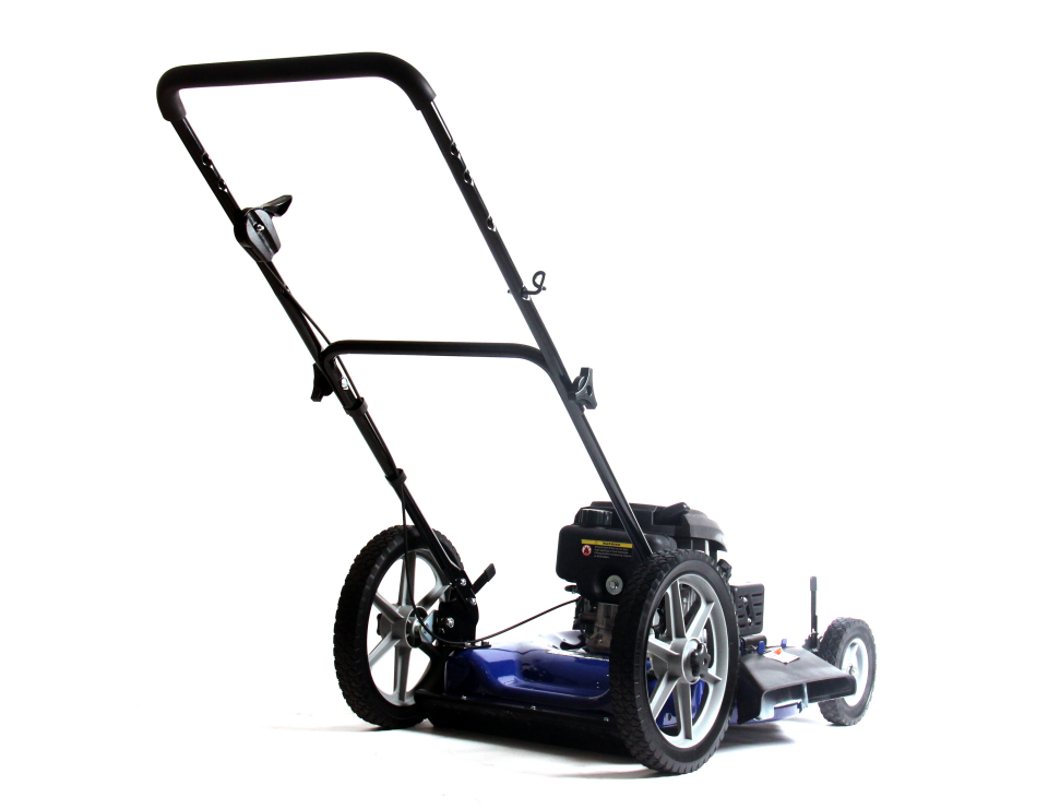 22 inch  hand push gasoline lawn mower with 158cc engine side discharge only off the shelf supply