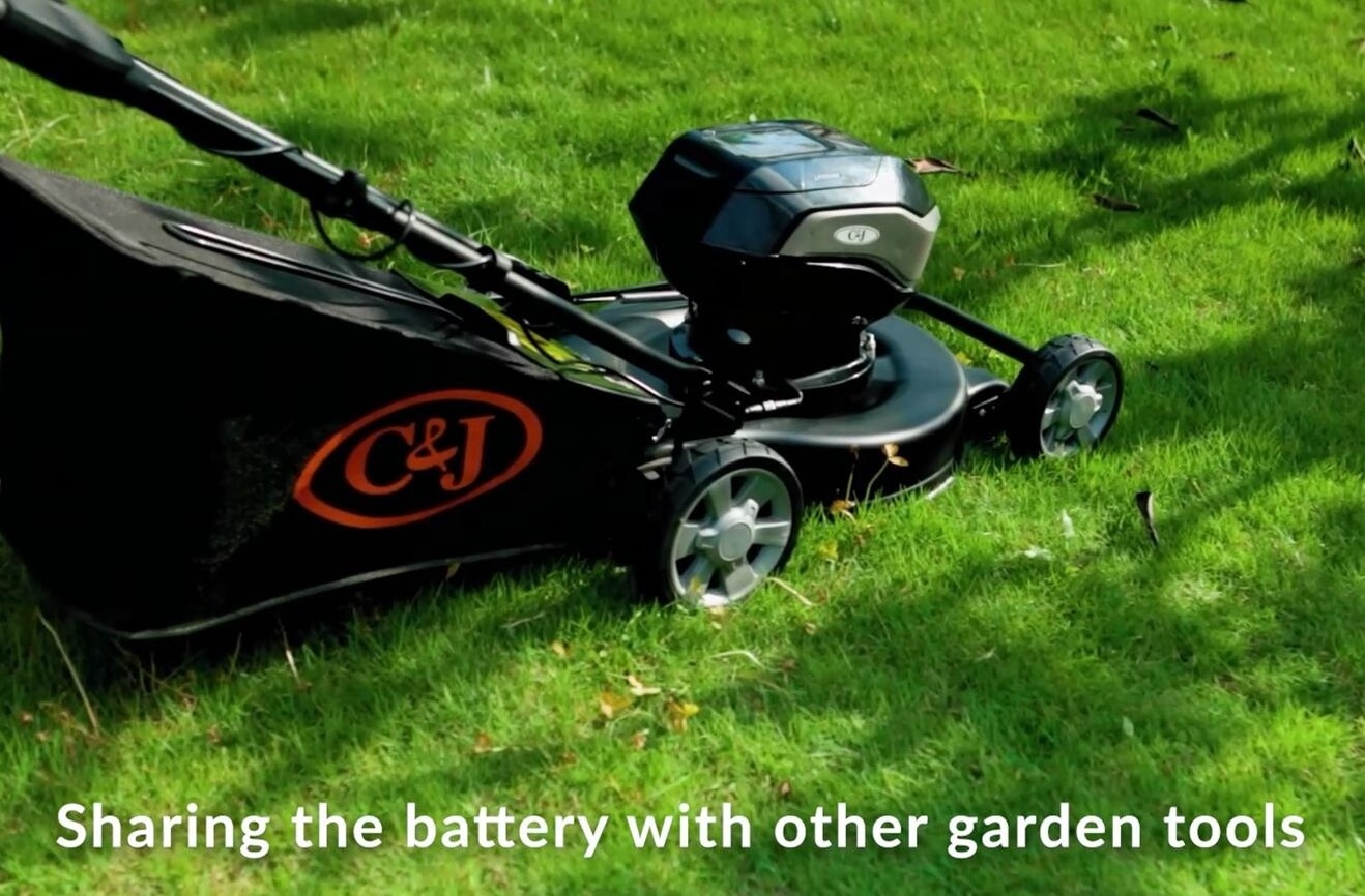 Lithium Battery Lawn mower 16cinch cutting width