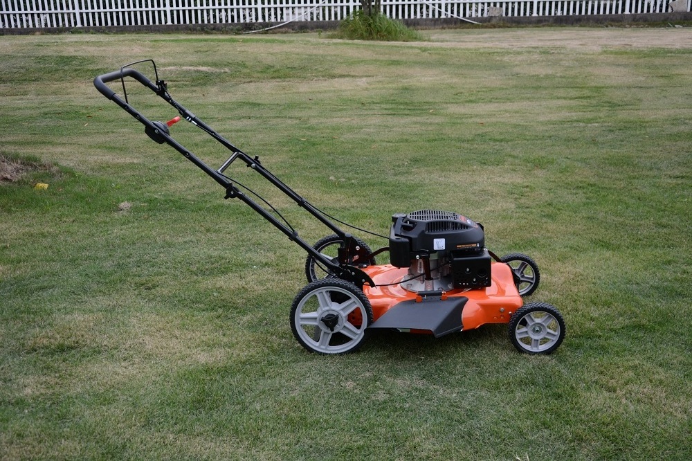 22 inch side discharge only lawn mower comes with Loncin 166cc