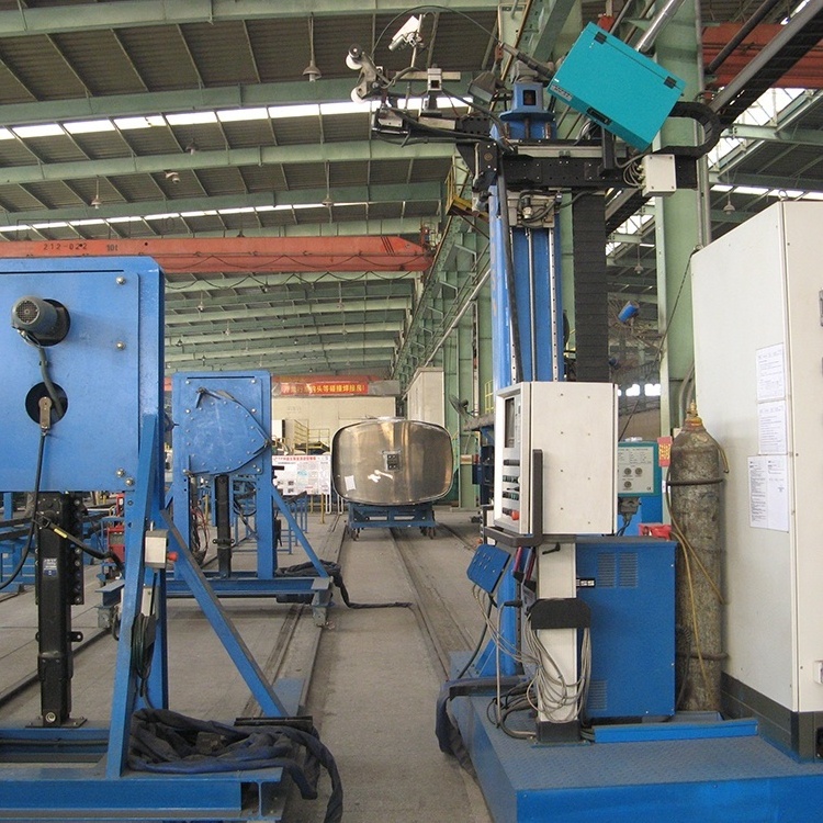 Automatic girth seam auto Welding Machine for irregular truck tank circular seam welding machine