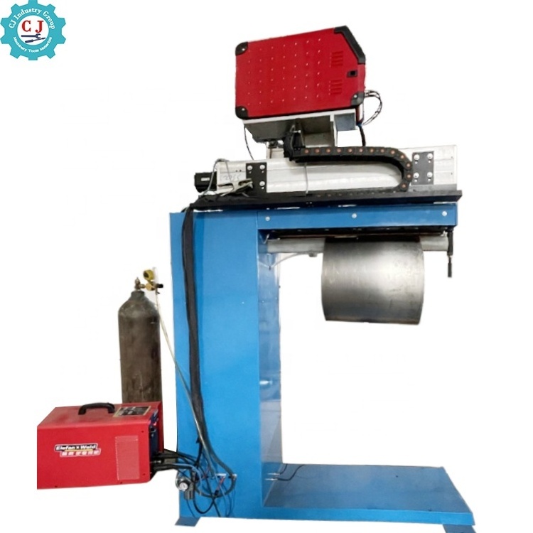 Large 1500mm Pipe Tube Metal Plate Sheet Box And Cone Longitudinal Seam Welder Welding Machine Equipment