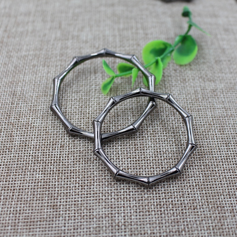 Factory wholesale fashion design decorative alloy round metal ring,o-ring handbag hardware