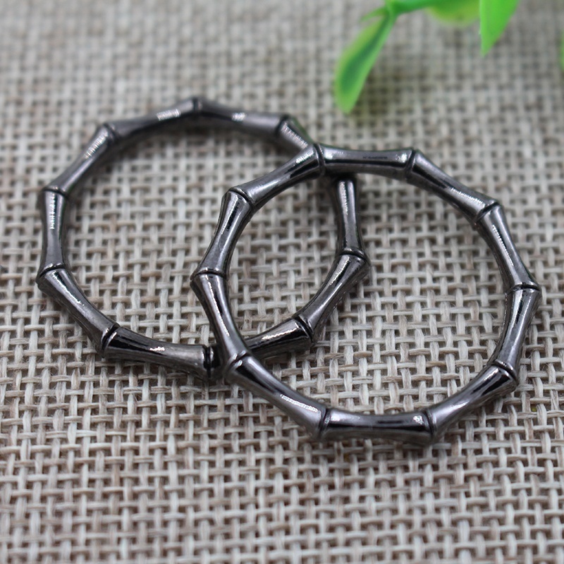 Factory wholesale fashion design decorative alloy round metal ring,o-ring handbag hardware