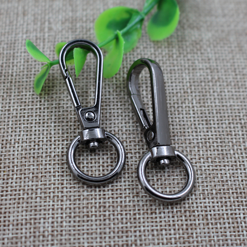 Factory direct metal handbag hardware swivel clip snap hooks for bag belt