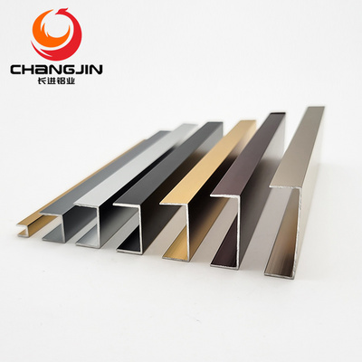 Aluminum Ceramic L Shape Profile Tile Trim Floor Corner Ceiling Edge Strip Trim