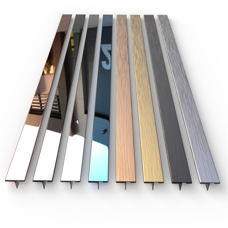 Easy Install Angle Shape Tile Corner Trim Standard Aluminum Tile Edging Trim