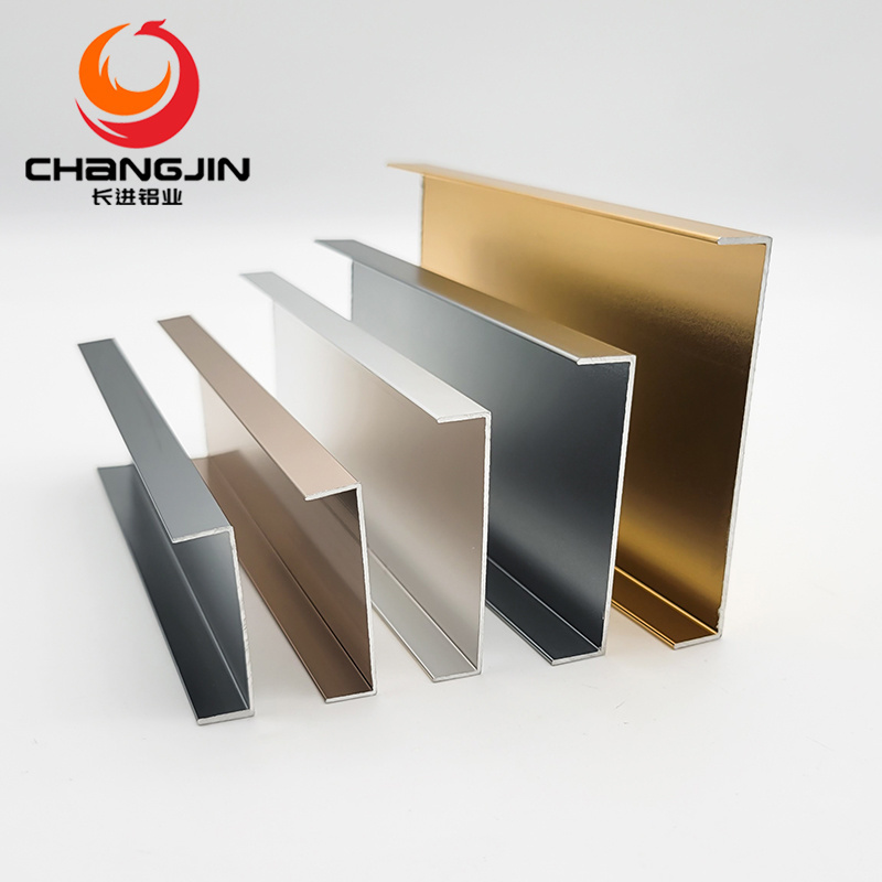 Aluminum Ceramic L Shape Profile Tile Trim Floor Corner Ceiling Edge Strip Trim