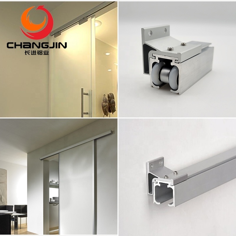 Hanging Rail Universal Sliding Door Moving Glass Door Track Accessories Wholesale Aluminum Alloy TRACK