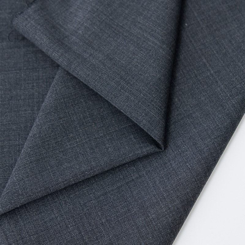 Factory produce English Selvedge Worsted Twill Plain Dying Cashmere rayon polyester Wool Fabric