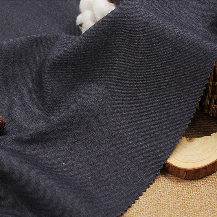 Factory produce English Selvedge Worsted Twill Plain Dying Cashmere rayon polyester Wool Fabric