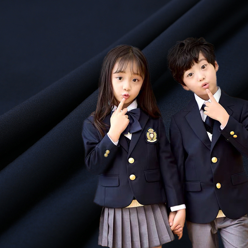 customize tr tergal blue school fabric roll school blazer fabric china suppliers polyester viscose twill suit fabric