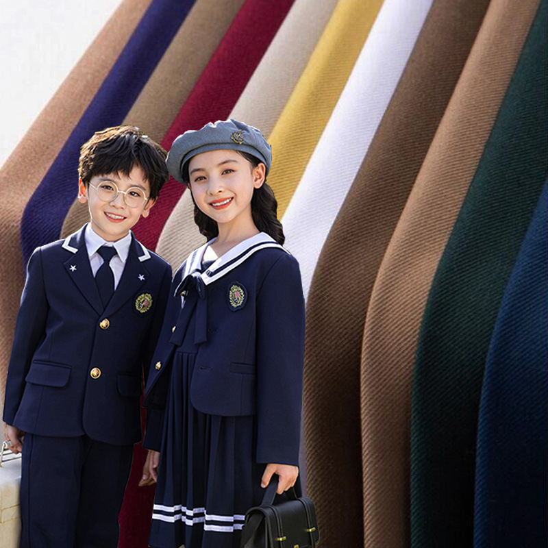 customize tr tergal blue school fabric roll school blazer fabric china suppliers polyester viscose twill suit fabric