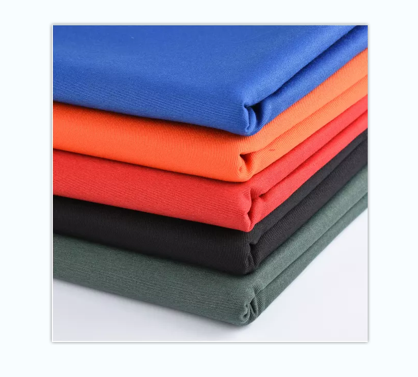 wholesale uniform workwear twill ripstop dyed 60 cotton 40 polyester fabric for garment