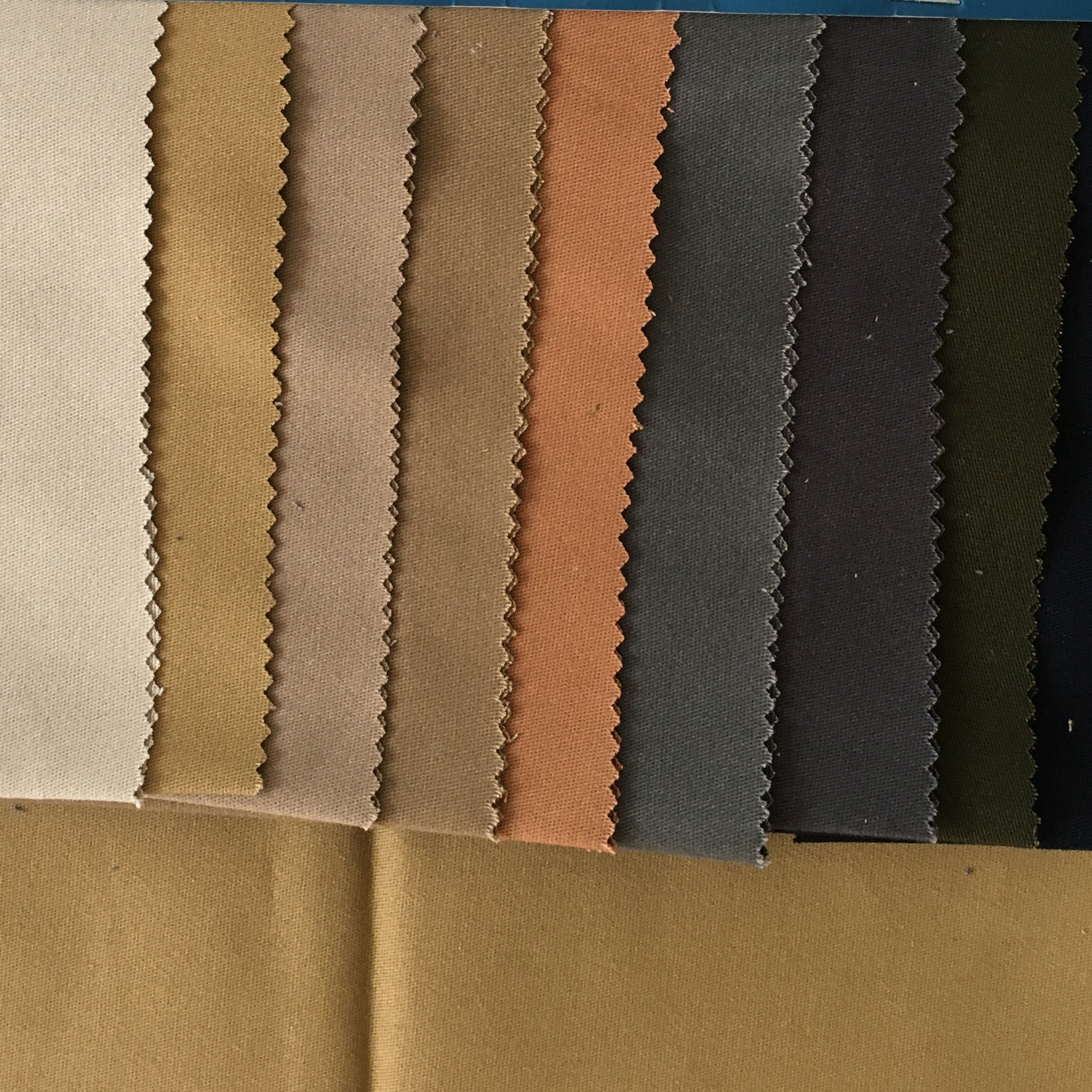 Cotton Fabric 98%Cotton 2%Spandex Elastane Stretch Fabric 230-240gsm Twill Pants Fabric