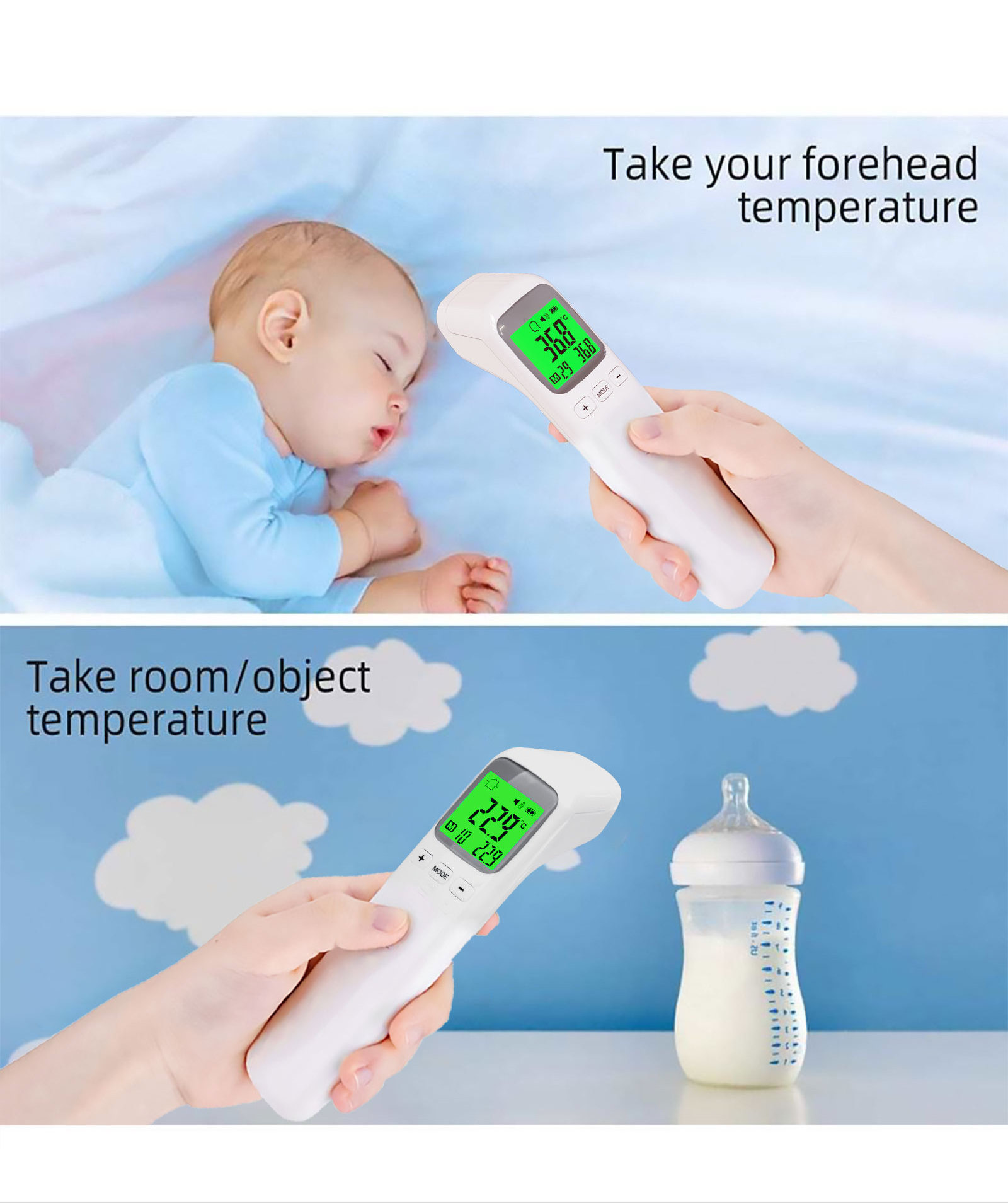 CE Approved Changkun CK-T1502 Non Contact Medical Digital Electronic Infrared Thermometer Baby Forehead Thermometer