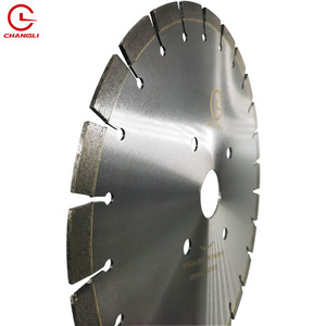 CHANGLI 14 Inch Concrete Saw Diamond Blade,U Shape Carbide Tipped 14 Inch Turbo Segmented Saw Blade,for Concrete Block