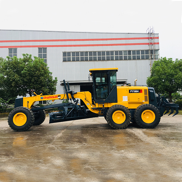 High quality road construction machine equipment motor grader laser grader with 3D leveling Instrument and rear ripper for sale