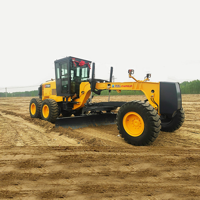 High quality road construction machine equipment motor grader laser grader with 3D leveling Instrument and rear ripper for sale