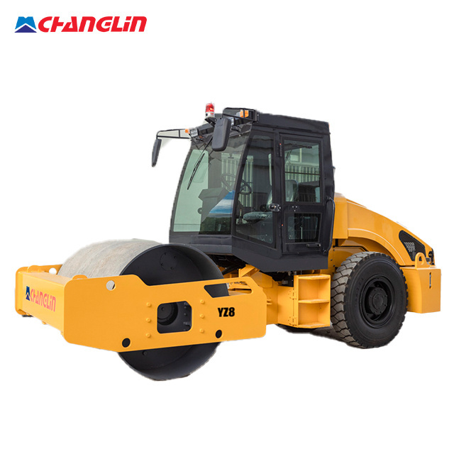 Small Road Roller OEM Acceptable Centrifugal Force 85KN Road Roller 8000KG With Great Performance