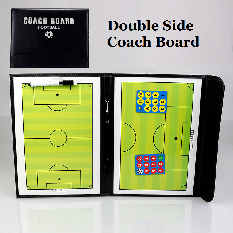 Magnetic Coach Clipboard Soccer Tactical Portable Referee Strategy Board Kit with Dry Erase Marker Pen Football tactic Board