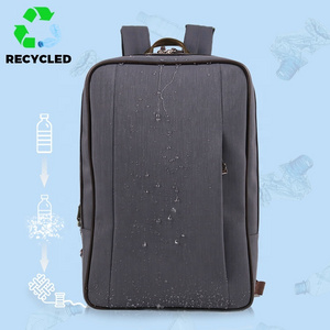 CHANGRONG Custom Recycled RPET Fabric Waterproof lightweight Travel casual sports laptop Men city backpack