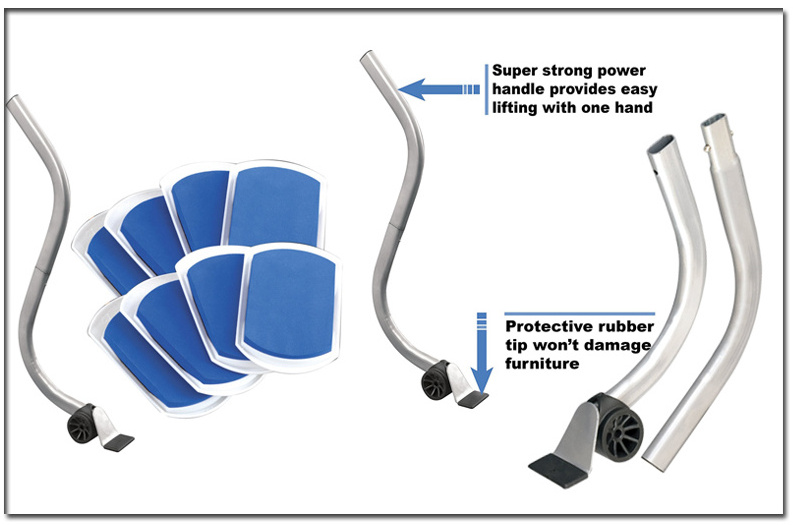 EZ Moves Furniture Moving System for Carpeted & Hard Floor Surfaces