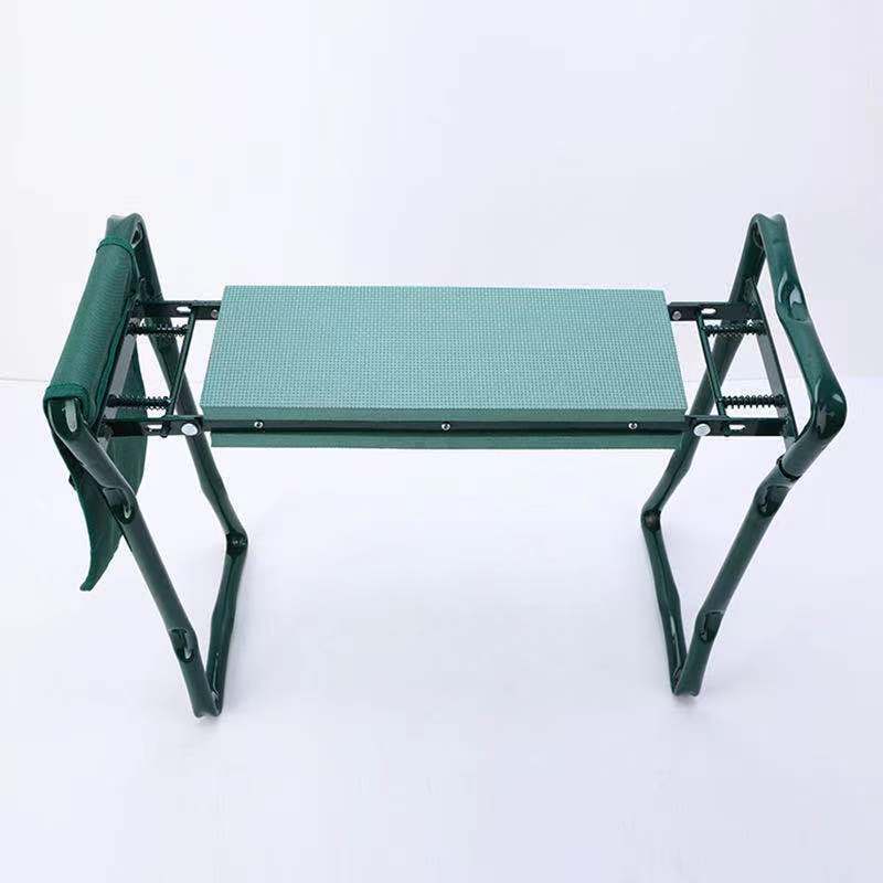 Garden kneeler tool folding seat