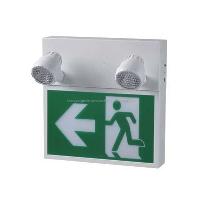 wall mount running man emergency edge lit led exit sign