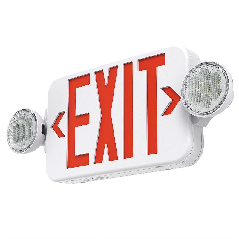 CR-7089G UL listed Emergency Exit sign made in China rechargeable light exit light combo 90 minutes back up Exit Light