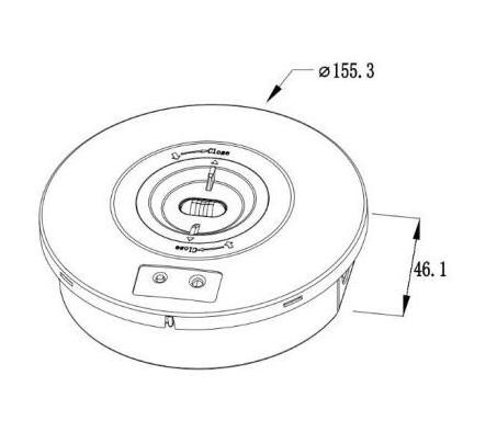 CR-7115 Rechargeable ceiling waterproof IP65 light open and corridor lens 3 hours CE/CB/SAA LED Emergency Light