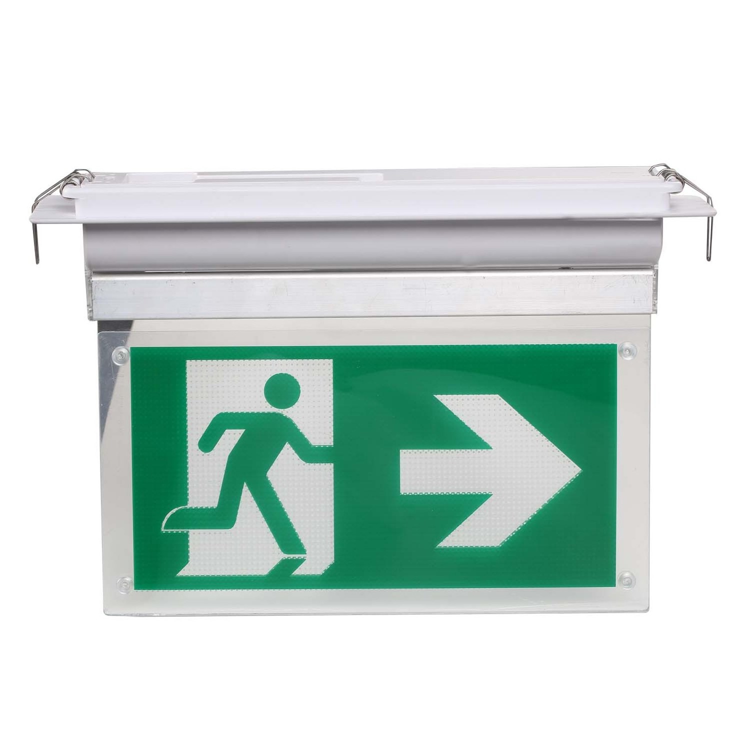 CR-7058 CE Approved Battery Backup Recessed LED Exit Sign