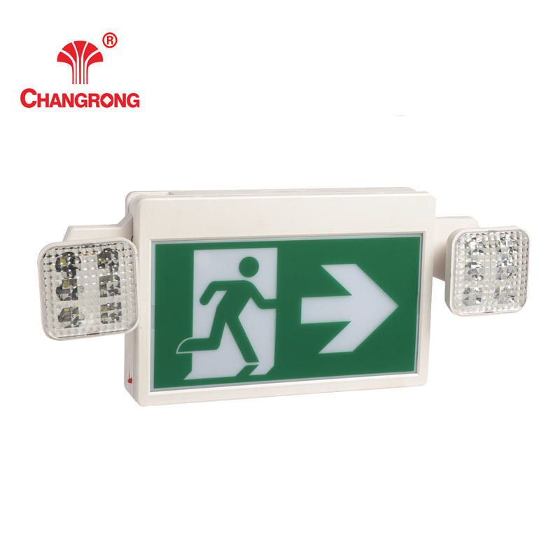 wall mount running man emergency edge lit led exit sign