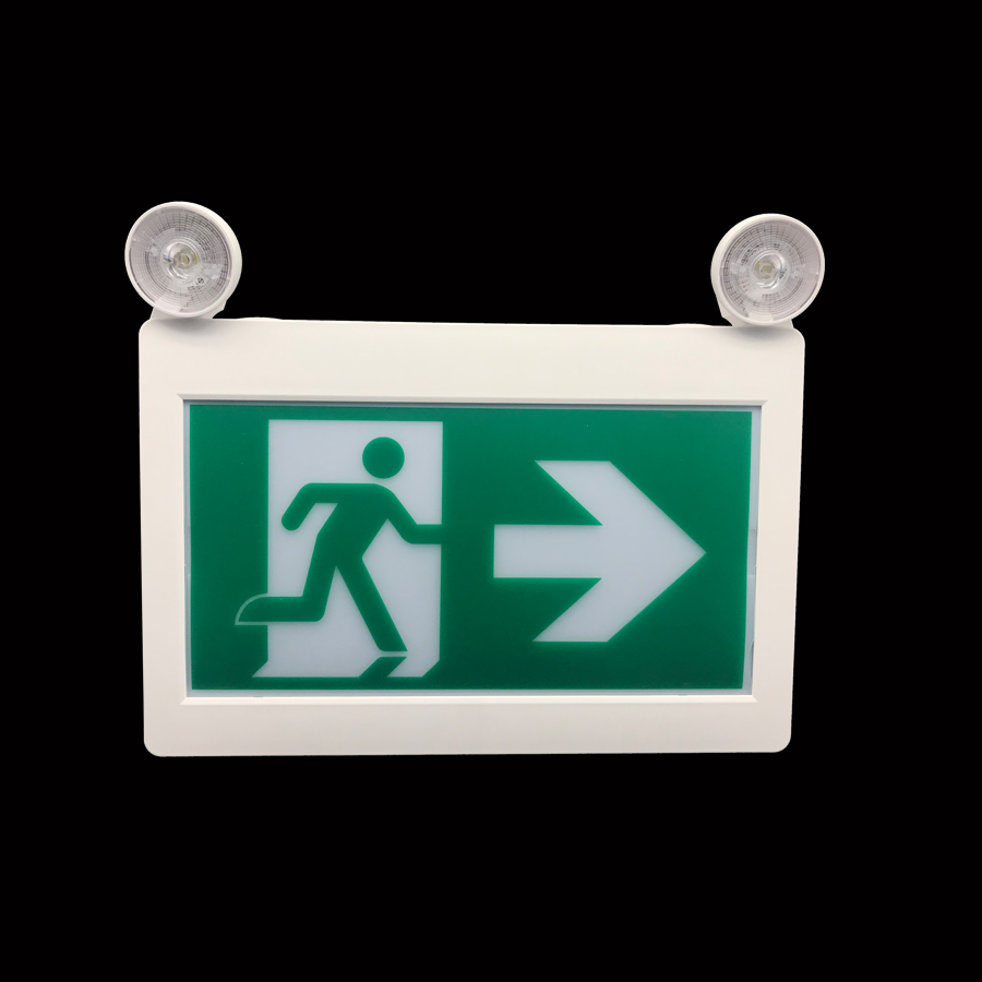 CSA CR-7020A Green Running Man LED Emergency Exit Sign Light Combo With Free Sample