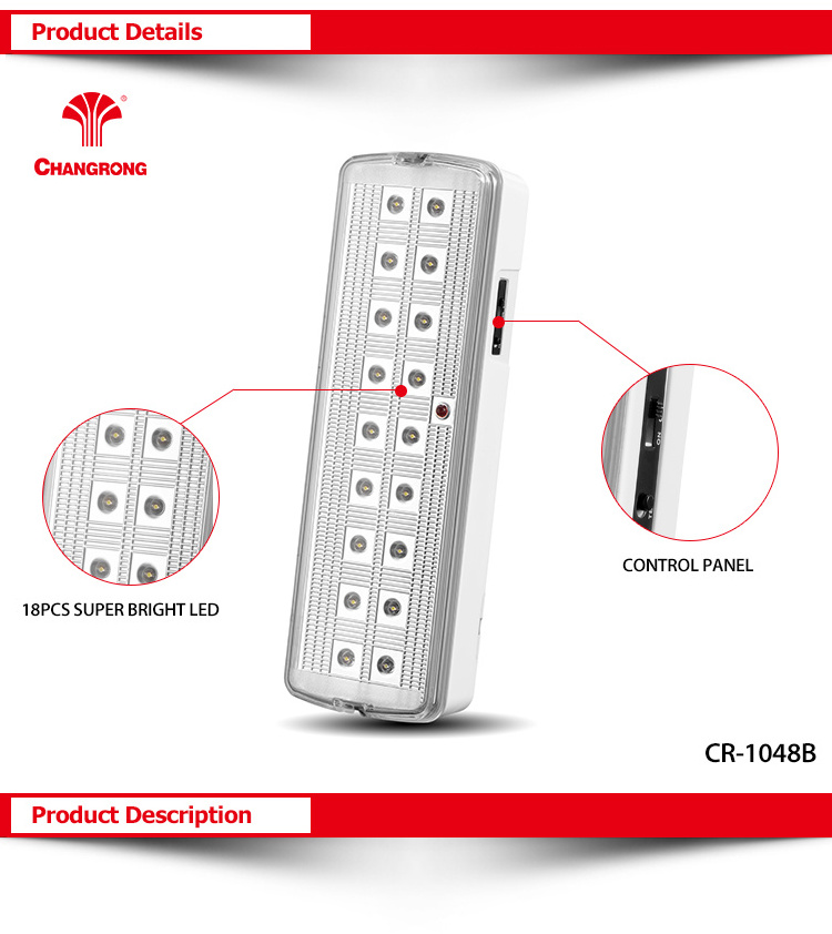 emergency exit sign light chargeable emergency lights rechargeable wall mounted