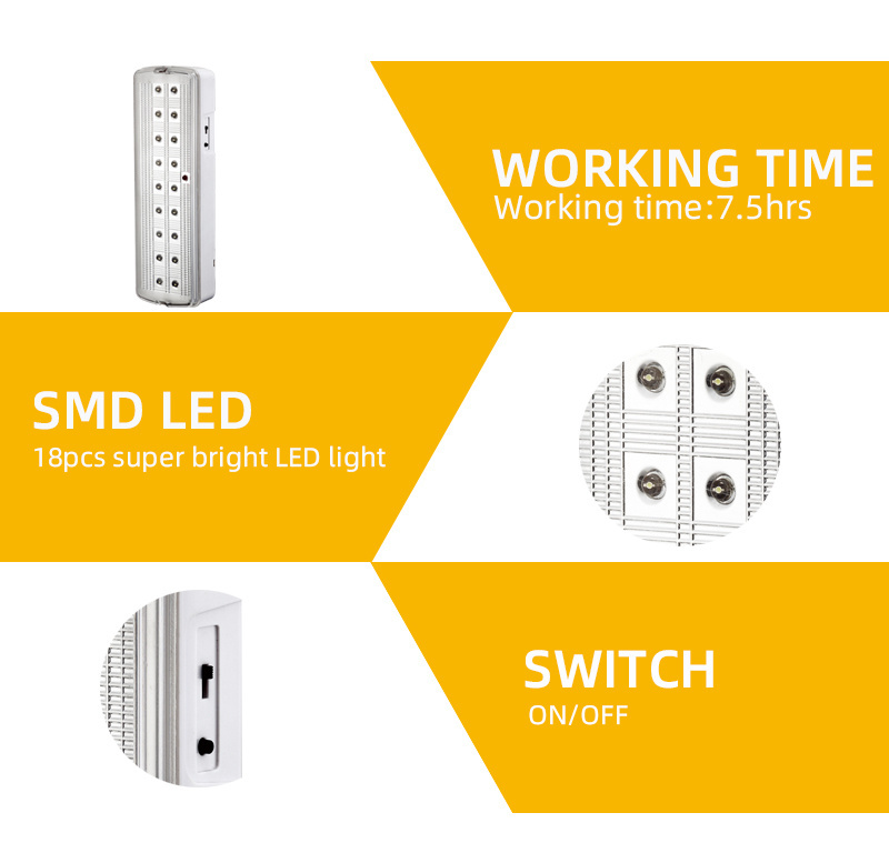 emergency exit sign light chargeable emergency lights rechargeable wall mounted