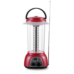 CHANGRONG Rechargeable LED Camping Lantern Multi-Functional Lantern with FM AM Radio