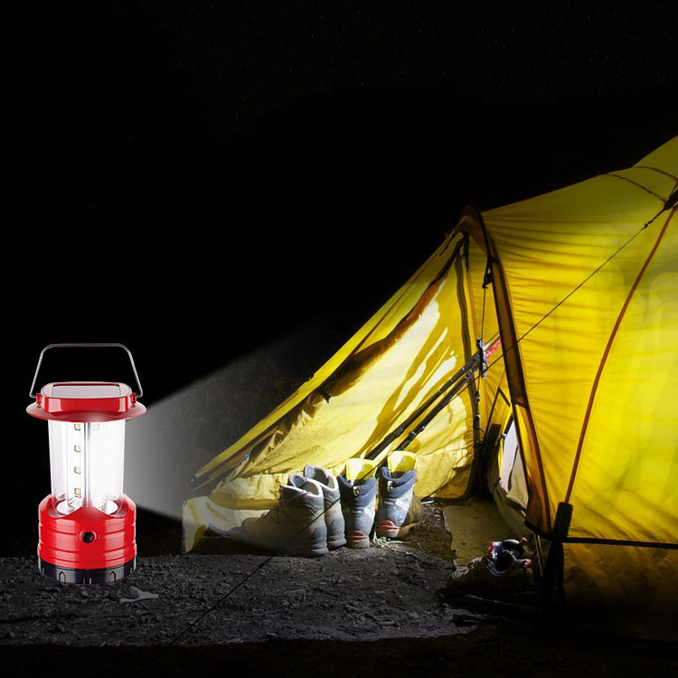 Emergency outside lantern solar panel portable lantern rechargeable camping lantern