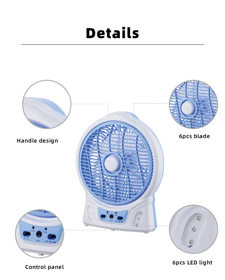 CHANGRONG Mini portable rechargeable fan and 10 inch usb electric fan wholesalesolar fan with solar panel wall mount