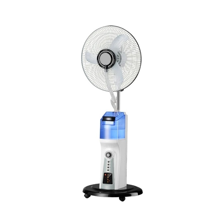 CHANGRONG Rechargeable 16 Inch Standing Sprayer Fan  With Remote Outdoor Mist Cooling Fan