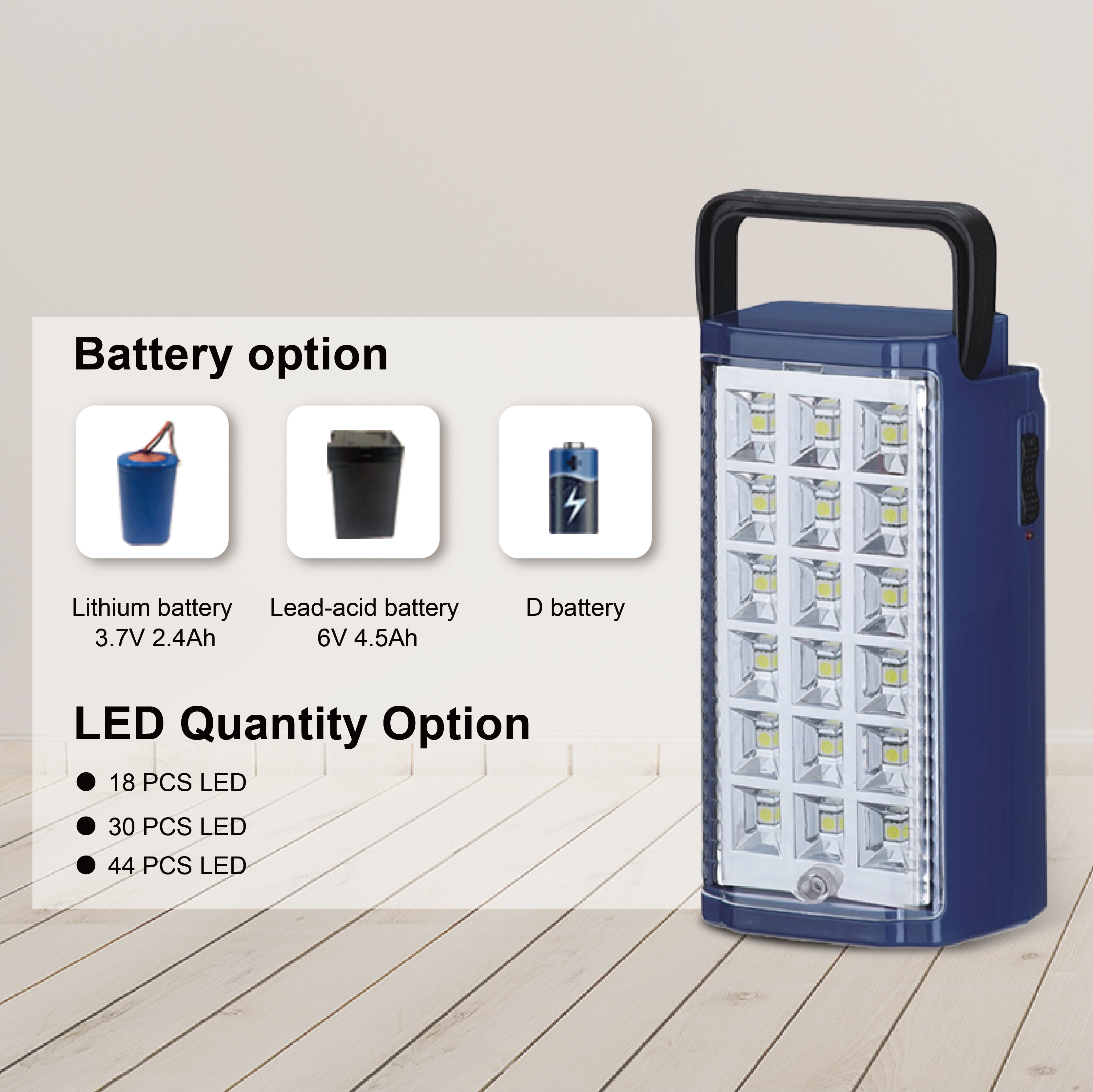 Rechargeable LED Lantern LED Light with power bank and solar charging long lasting up to 60 hours